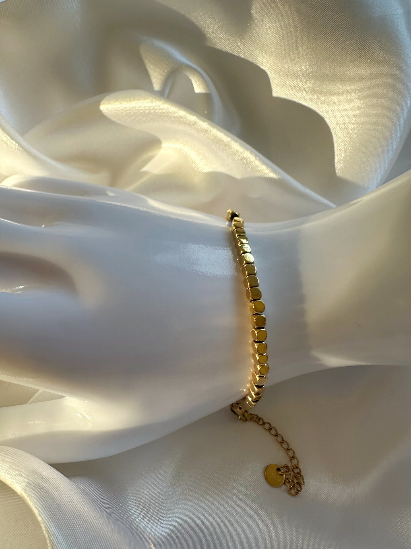 Zeitlos Armband 14 K vergoldet