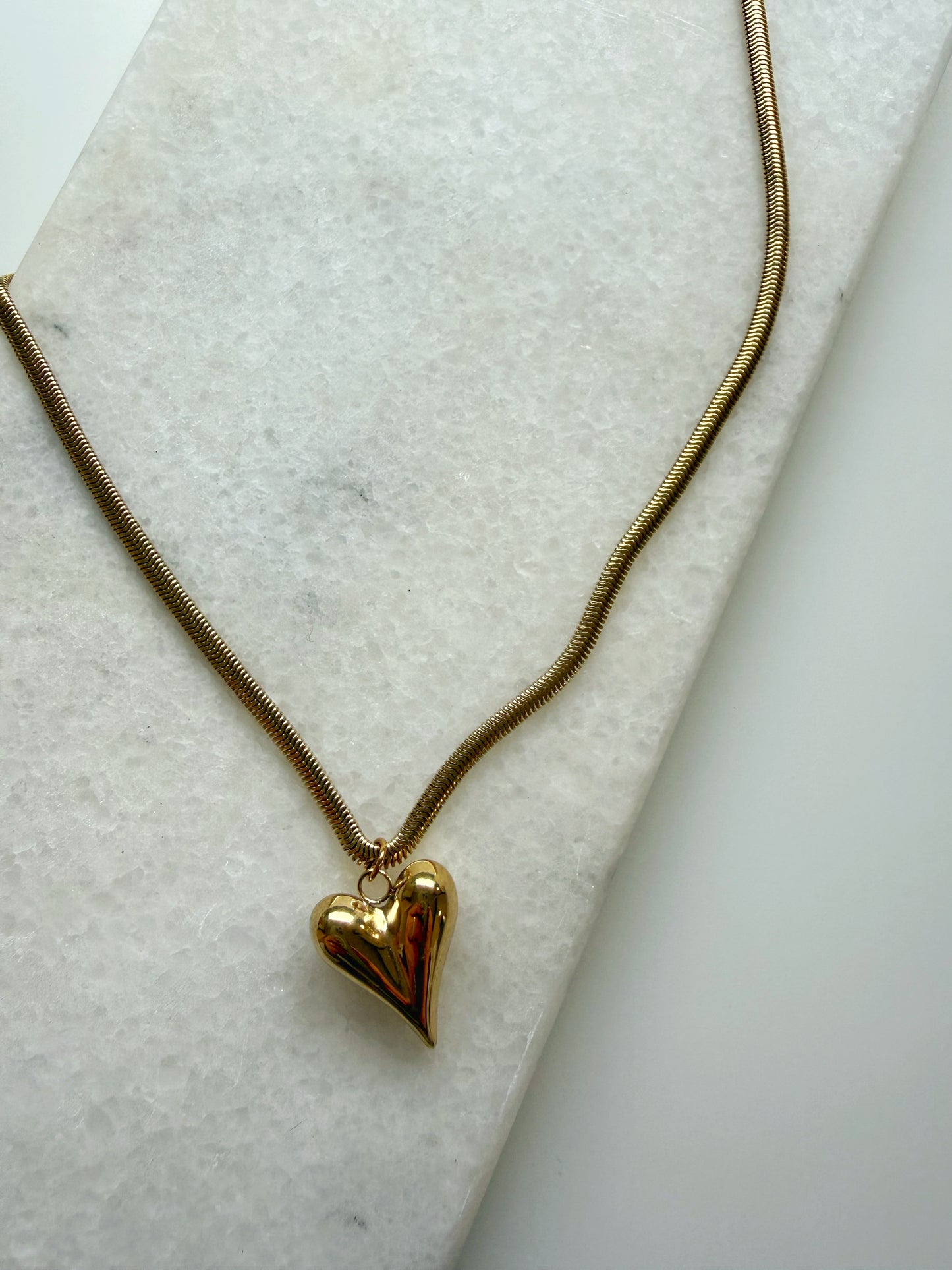 Gross Herz Halskette