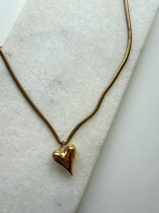 Gross Herz Halskette