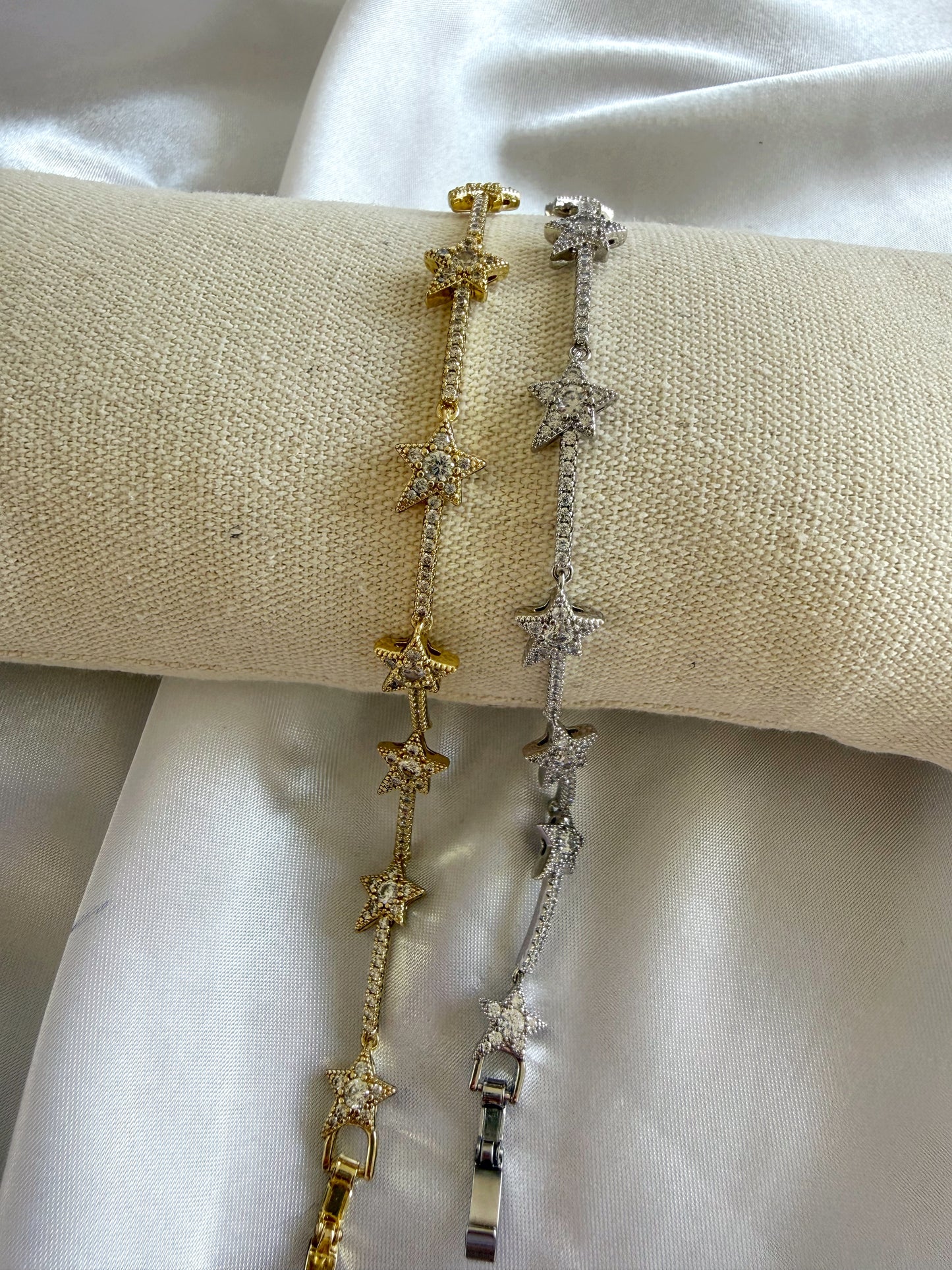 Star Armband Gold&Silber