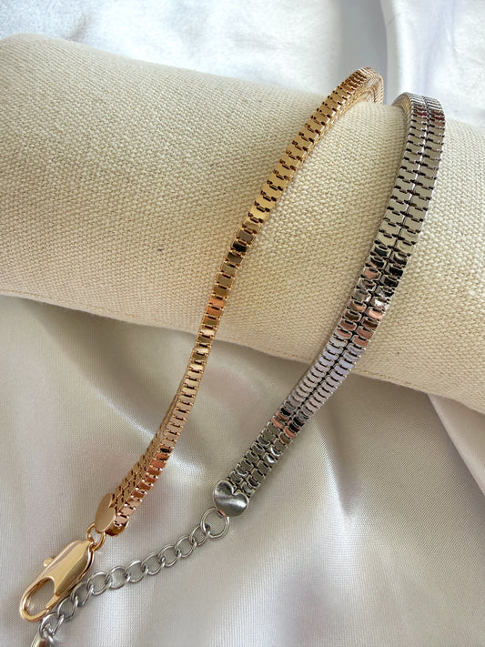 Durga Armband Silber&Kupfer