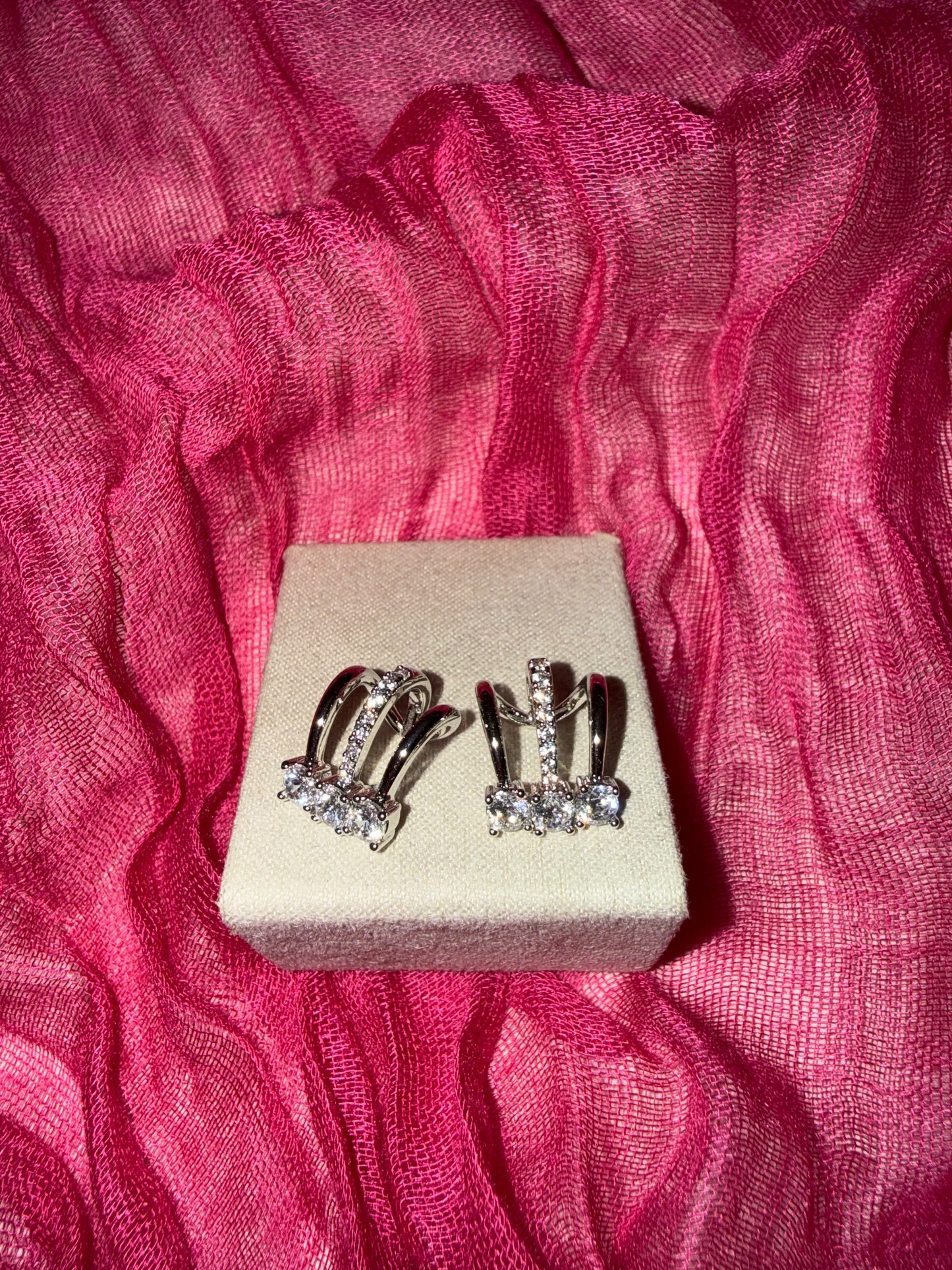 3 in 1 Peri Ohrring Gold&Silber