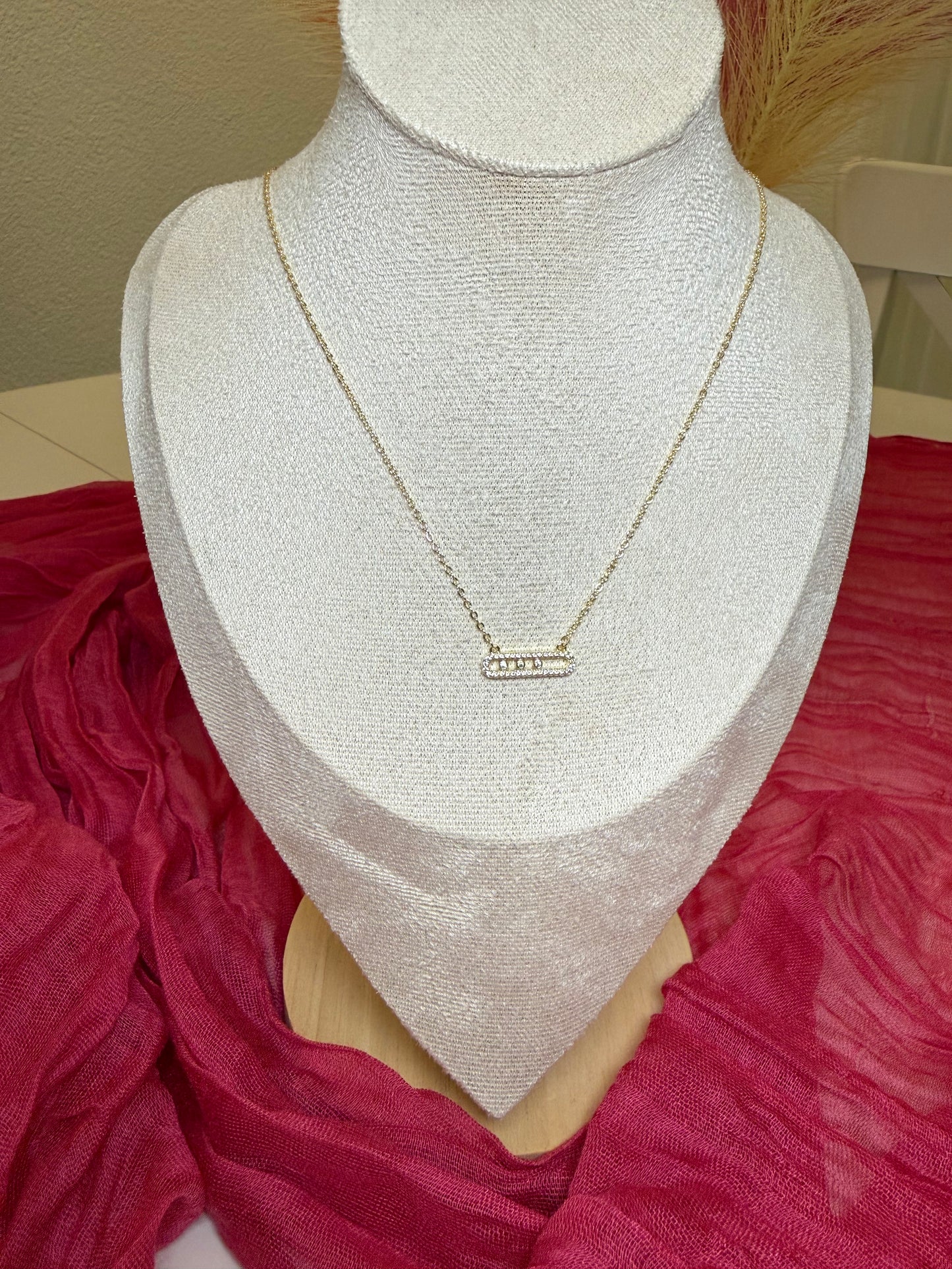 New Halskette silber&Gold