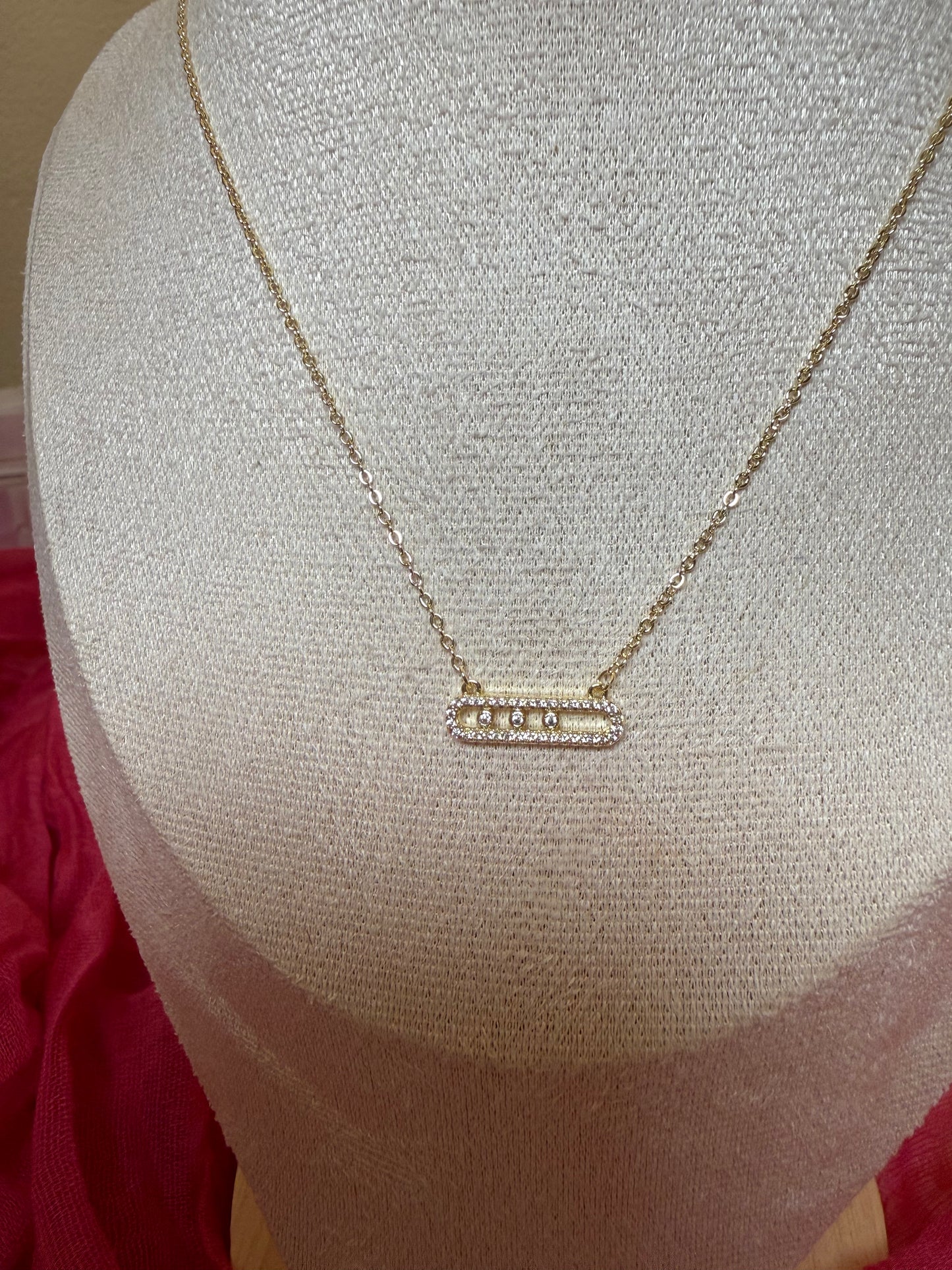 New Halskette silber&Gold