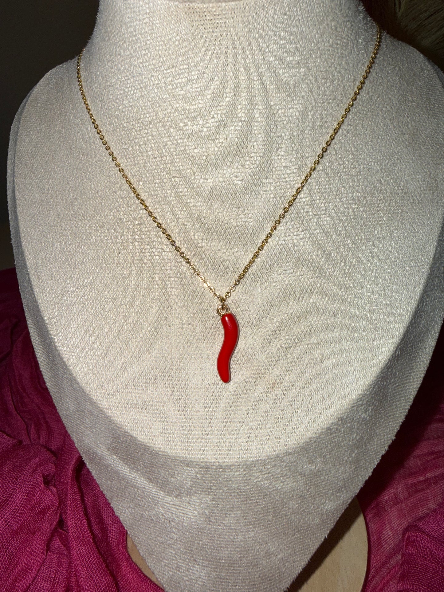 Red Chili Halskette