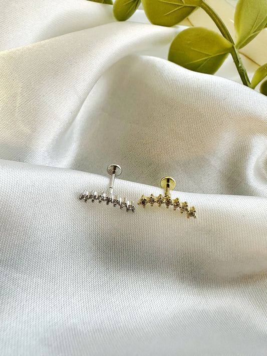 Steinreihe Piercing
