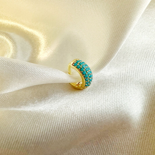 Blau Perlen Mini Piercing
