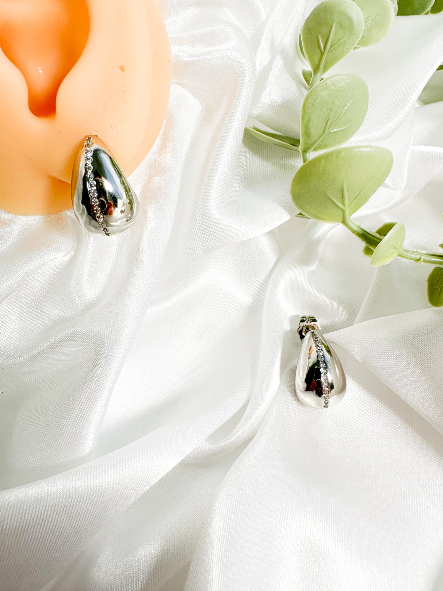 Mini Drop Ohrring Silber