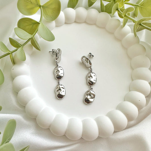 Trio Ohrring Silber
