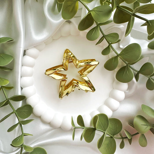 Star Haarklammer Gold