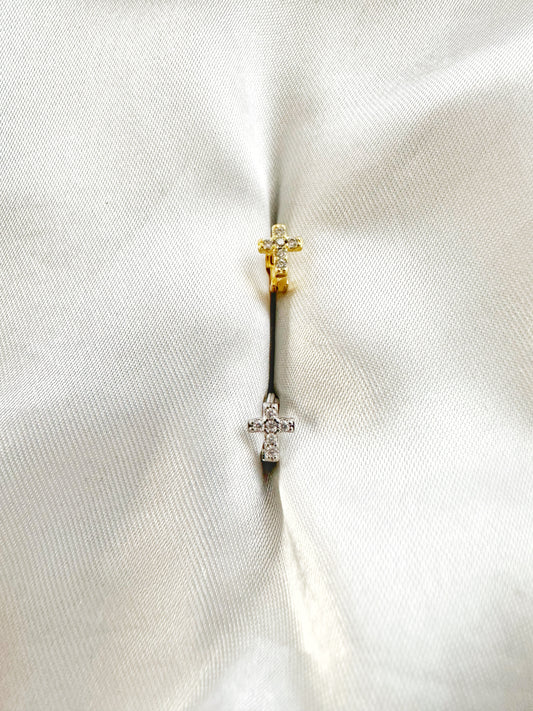Mini Rund Kreuz Piercing